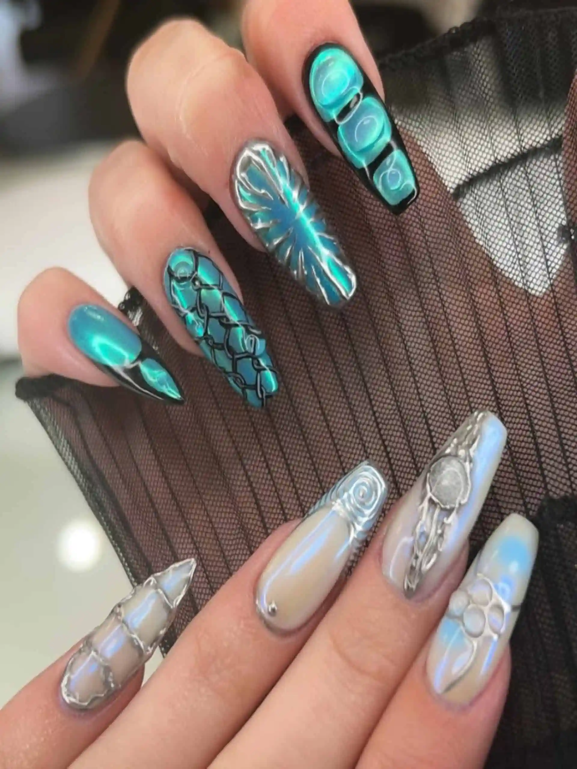 Best Nail Art in Undri Pune | Gel & Acrylic Nail Designs | Pearl Studios