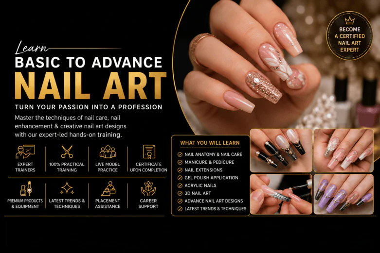 Learn- Basic & Advance Nail Art