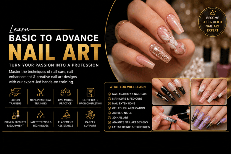 Learn- Basic & Advance Nail Art